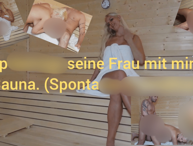 Typ betrügt seine Freundin in der öffentlichen Sauna mit mir!!!